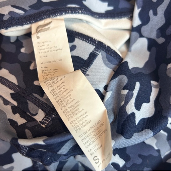 Fabletics PowerHold Leggings Camouflage Two Pairs Bundle Compression Small Pant - Picture 14 of 16